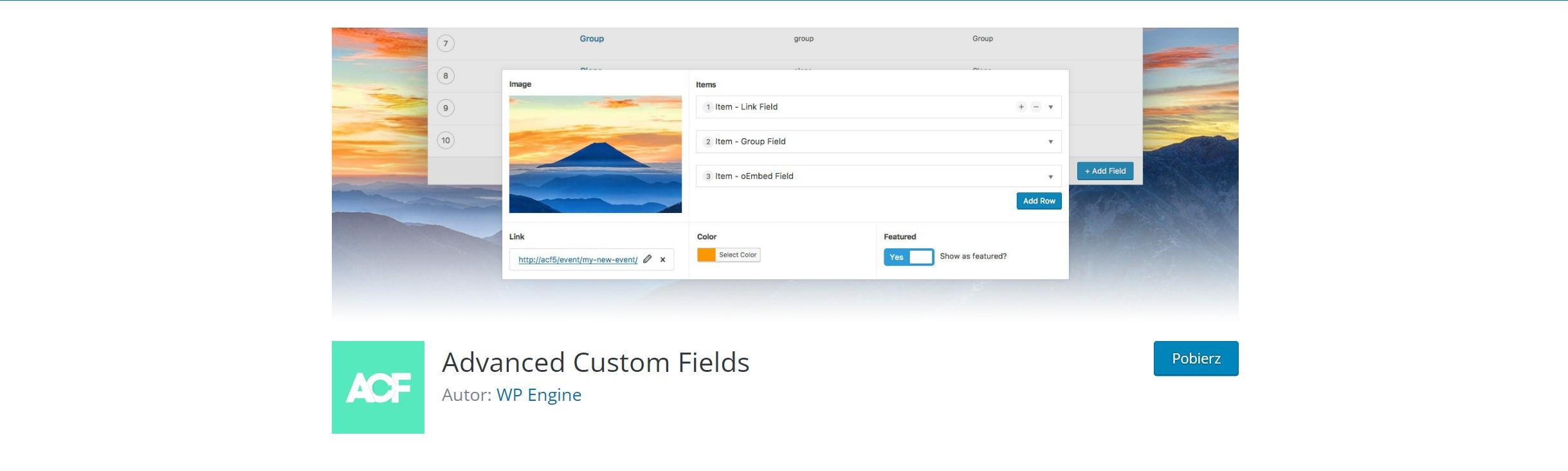 Advanced Custom Fields