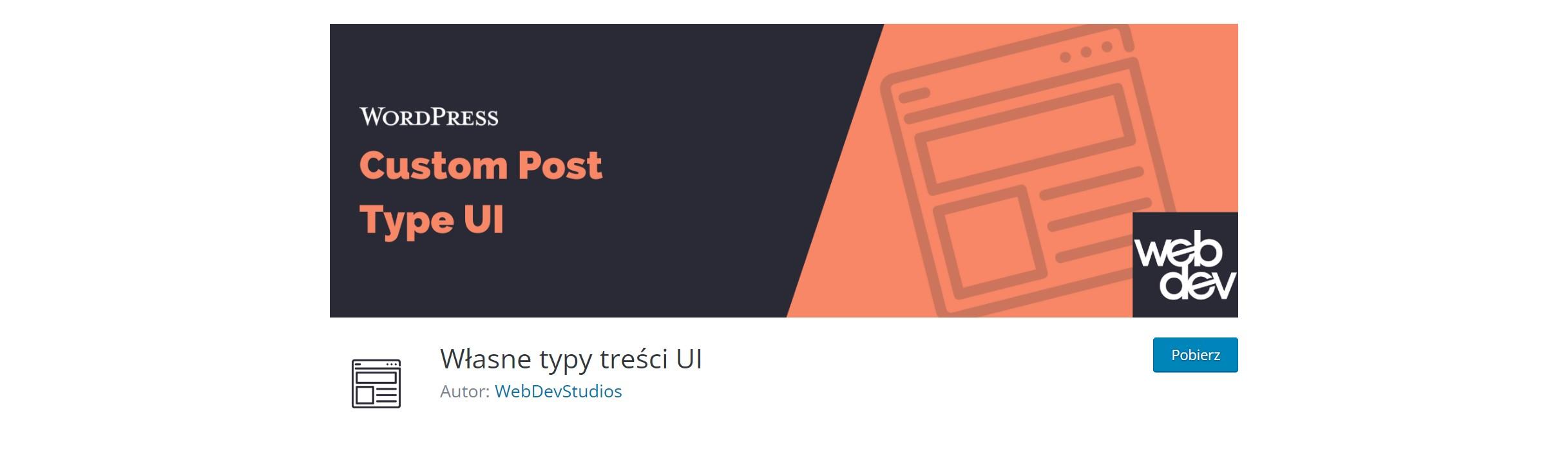 Custom Post Type UI