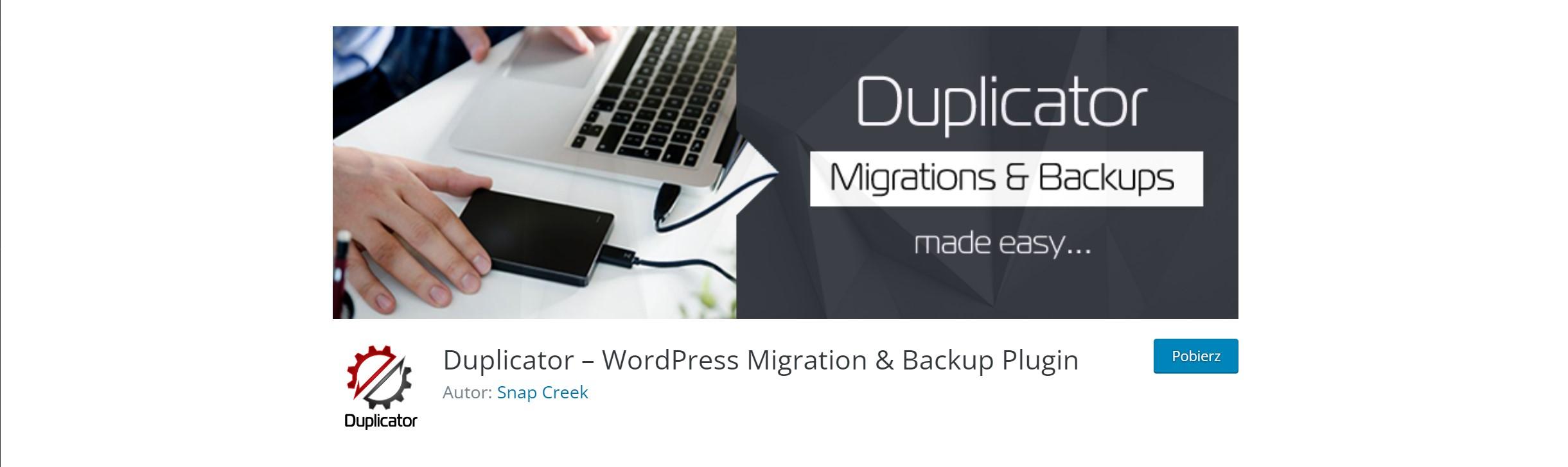Duplicator – WordPress Migration Plugin