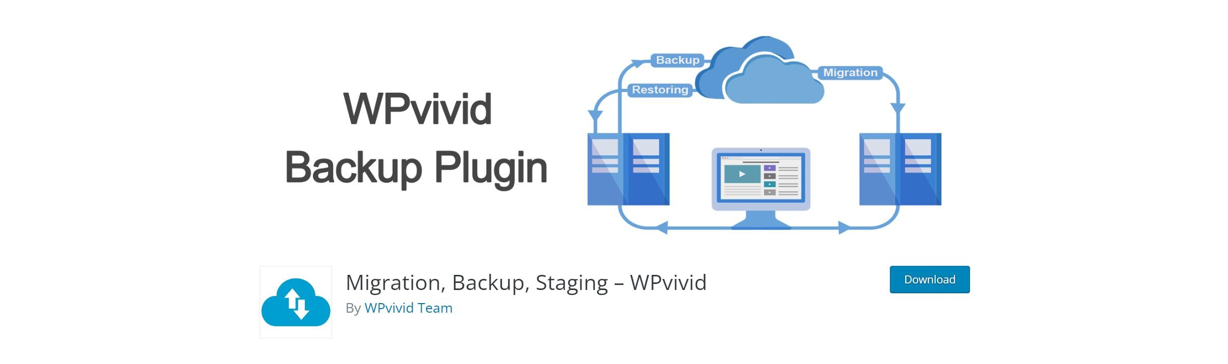 WPvivid backup Plugin